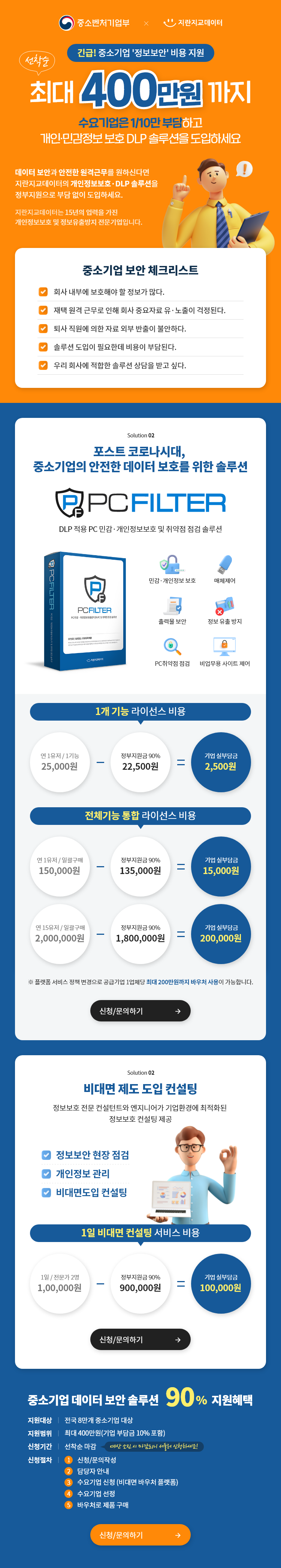 정부지원 최대 400만원