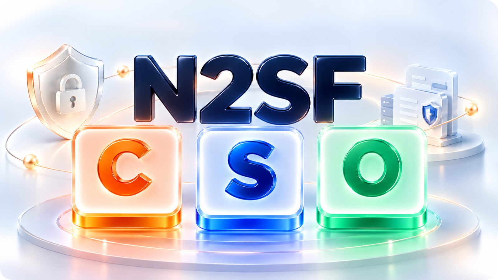 "N2SF" 제목과 C·S·O 세 등급을 색으로 구분한 카드